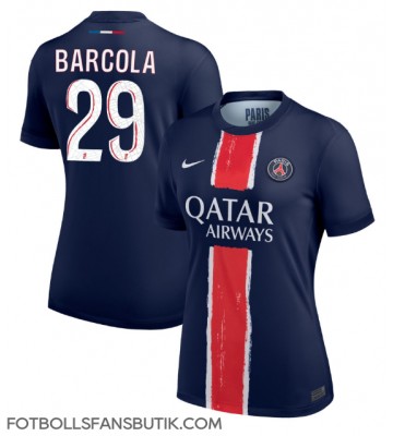 Paris Saint-Germain Bradley Barcola #29 Replika Hemmatröja Damer 2024-25 Kortärmad